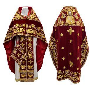 Ієрейське облачення, вишите, слов'янський крій