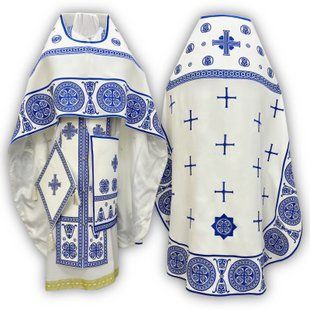 Ієрейське облачення, вишите, слов'янський крій
