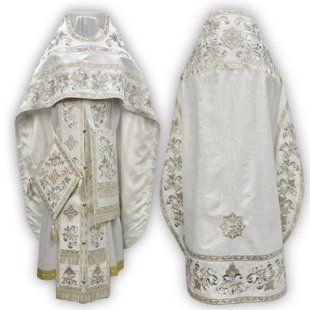 Ієрейське облачення, вишите, слов'янський крій