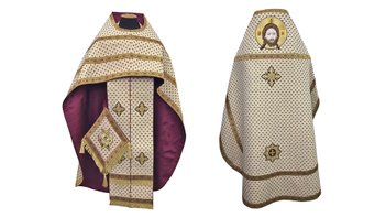 Priestly Vestments . BrocadeGreece 2M / Galoon Kiev. To order, prices should be confirmed with the manager