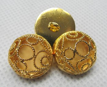 Buttons Hierarchical Gold