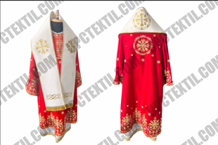 ARH026-E Bishop embroidered vestment from