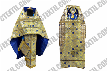 Priestly Vestments+embroidered icon / Brocade Kiev 3M