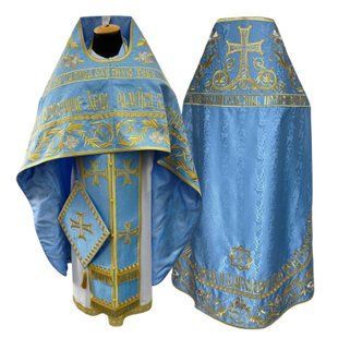 Ієрейське облачення, вишите, слов'янський крій