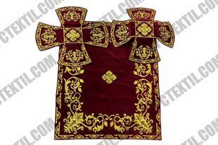 Cover set embroidery from