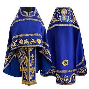 Ієрейське облачення, вишите, слов'янський крій